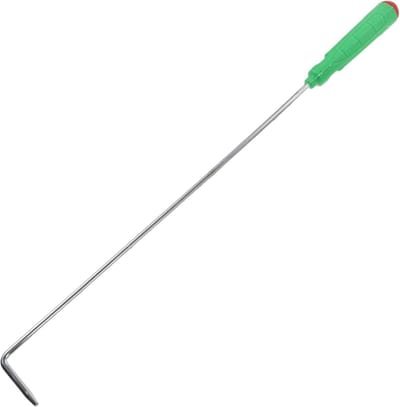 Vuurkorf Poker - Haard Gereedschap - Kampvuur Aanmaken - Ergonomisch Handvat - 43 cm Lengte - Zwart