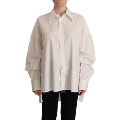 Oversized Katoenen Poplin Overhemd Tsh7630