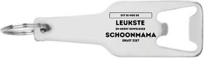 Akyol - dit is hoe de leukste en meest geweldige schoonmama eruit ziet flesopener - Schoonmoeder - familie mensen met een schoonmama - cadeau - 105 x 25mm