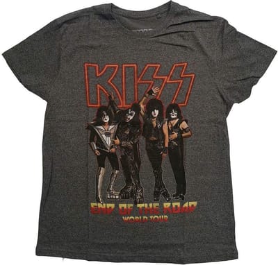 Kiss - End Of the Road Tour Heren T-shirt - XS - Zwart