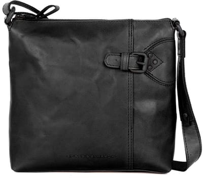 Leren Crossbodytas - Serina - Zwart