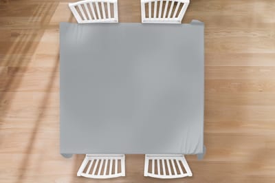 Tafelkleed - Tafellaken - 180x180 cm - Interieur - Grijs - Licht - Binnen en Buiten