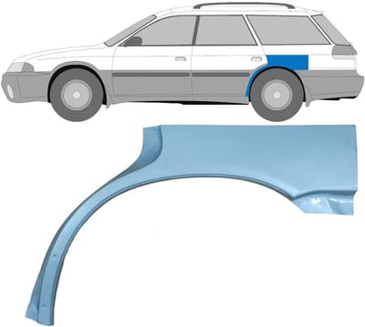 Reparatiepaneel achterspatbord voor Subaru Legacy 1994-1999 / Links