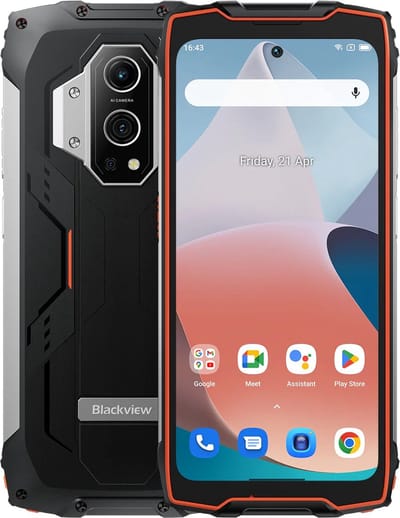 Blackview BV9300 - Robuuste Smartphone - 21GB RAM - 256GB - 40M Laser Rangefinder - 15080mAh - Helio G99 - 6.7'' 120Hz - 50MP+ 32MP Camera - IP68 Waterdichte Buiten Mobiele Telefoon NFC -Oranje