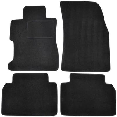 Tapis de sol - Honda - Civic 2006-2011 - Velours noir - Ajustement précis - Antidérapant