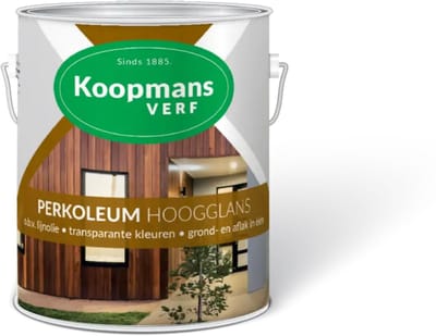 koopmans perkoleum zijdeglans dekkend 13 wijnrood 0.75 ltr