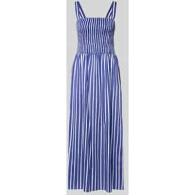 midi-jurk in all-over look met smokdetails