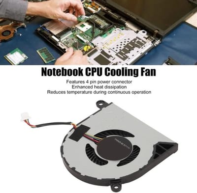 Dailygoods - Laptop CPU-koelventilator - 4-pins CPU-koeler