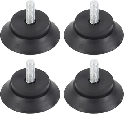 Rubberen Voetjes met Schroef, 4 Stuks Antislip Voetjes voor Meubels en Fitnessapparatuur, Ideaal voor Stabiliteit en Bescherming