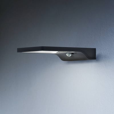OSRAM Door LED Solar Sensor 4000K, LED-zonnelamp, IP44, 3W, 320 lm, bewegingsmelder, zonnebatterij, zilver, wandmontage