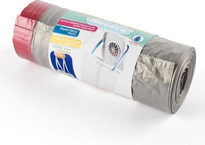 Nuvola afvalzak hygiëne­-afval grijs - incontinentiezakjes - trekband - 50 stuks - 1 rol