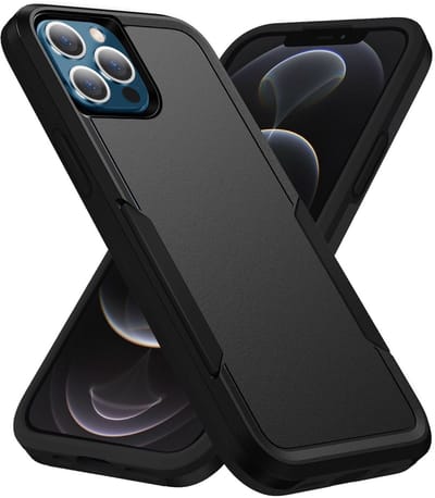 Back Cover Geschikt voor Apple iPhone 13 Pro | Rugged Hoesje | Beschermhoes | Schokbestendige Hardcase | Shockproof | Tegen Vallen | Zwart