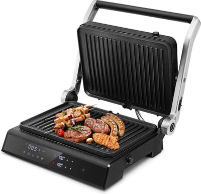 Trendmix Contactgrill 3-in-1 – Multigrill, Panini Grill & Tafelgrill – Uitneembare Platen – 90-230°C – 1200W