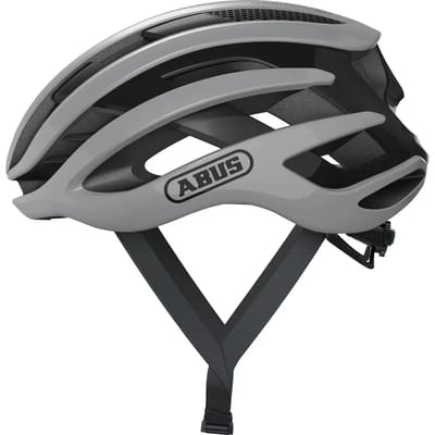 Fietshelm ABUS AIRBREAKER race grey S - 51-55 cm - grijs - Geschikt voor gebruik op racefietsen - gravelbikes - 200 g