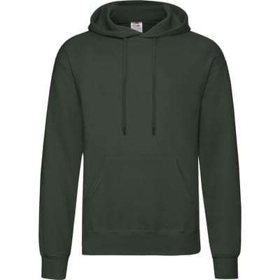 Fruit of the Loom Heren Klassieke Hoodie (Fles groen)