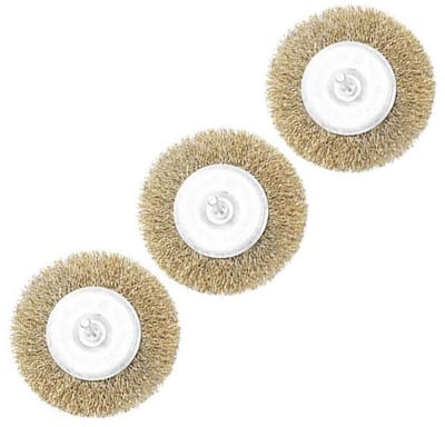 Dailygoods - Wire Wheel - Draadborstel set - Hoogwaardige efficiëntie - 100mm - Verwijdering van roest en verf - Voor de meeste boormachines - Koper e...