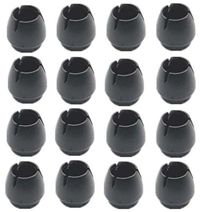 Silicone Stoelpoot Caps met Vilt - 16 Stuks Vloerbeschermer voor Meubels