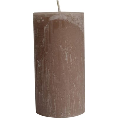 PTMD - Kaars Rustic Outdoor - Beige - 15x15x30cm