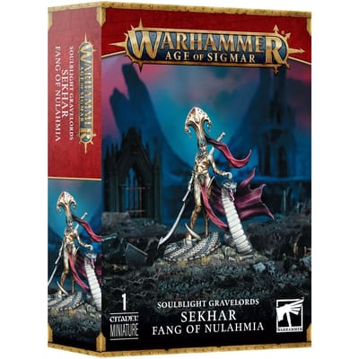 Figurine Games Workshop Warhammer AoS - Soulblight Gravelords Sekhar, Fang of Nulahmia