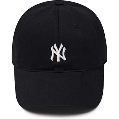 Casquette de Baseball MLB pour Hommes et Femmes, Casquette Visière Sport Douce sur le Dessus, Style Célébrité Yu Shuxin, 3ACP7701N-07BGS ONE SIZE noir