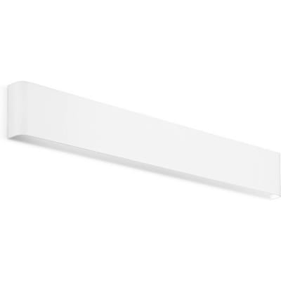 IDEAL LUX LED wandlamp Delta, wit, breedte 61 cm, 3.000 K