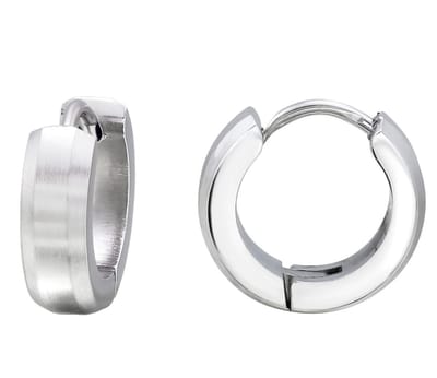 CS Joy - Oorringen 4 x 13 mm - Chirurgisch staal - klap / scharnier sluiting