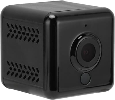 Mini WiFi Camera - Draadloze Camera - Beveiliging Thuis - Magnetische Basis - 720P HD - Zwart