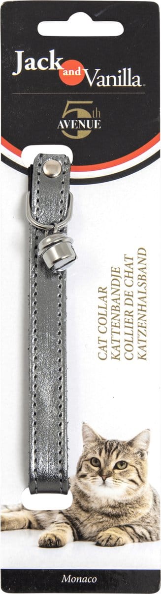 Jack And Vanilla - Halsbanden - Monaco Kattenhalsband - Zilver - 14mmx30cm 45/8003 - 183631