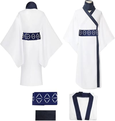 Ryomen Sukuna Anime Cosplay Kostuum met Riem voor Carnaval, Halloween, Rollenspel en Podiumoptredens - Maat L, Perfect voor Fans van Anime en Manga