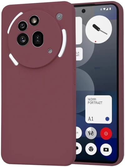 Hoesje geschikt voor Nothing Phone (3a) Pro - Techsuit Soft Flex Silicone Back Cover - Plum Red