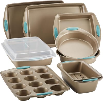 Bakvormen Set - Bakblik, Broodvorm en Muffinvorm - Non-stick en Hittebestendige Handvatten