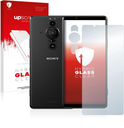 upscreen - Screenprotector voor Sony Xperia Pro-I (Voor+Camera) - Folie Beschermfolie Beschermglas transparant