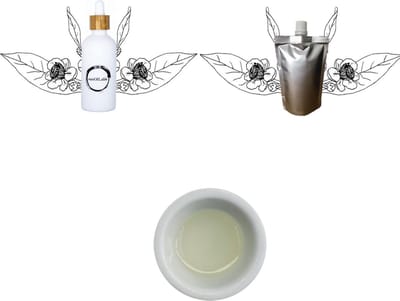 Camellia olie in navulbaar glazen pipet flesje 100ml + navulling 100ml - plasticvrij verpakt - vegan - dierproefvrij en zonder chemische toevoegingen - camellia huidolie