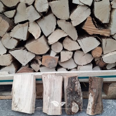 Haardhout, Beuk | 2 halve pallets 1,0 kuub strak gestapeld