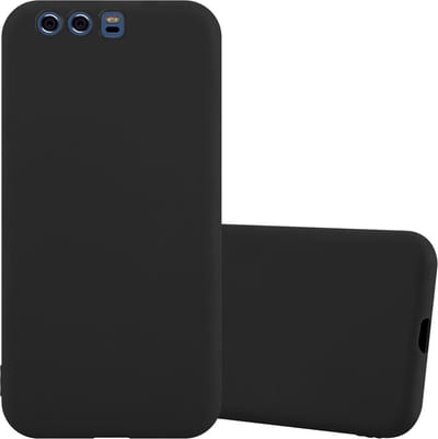 Cadorabo Hoesje geschikt voor Huawei P10 PLUS in CANDY ZWART - Beschermhoes gemaakt van flexibel TPU silicone Case Cover