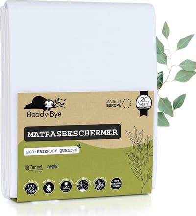 Waterdichte Matrasbeschermer 160x200cm - Oeko-TEX Certificering - Ecologische Tencel Hoeslaken
