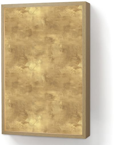 Wandlamp 40x60 cm - Oplaadbaar - Industrieel - Textuur - Goud - Wandlampen binnen woonkamer - Slaapkamer lamp - Decoratieve nachtlamp - Vloerlamp draadloos