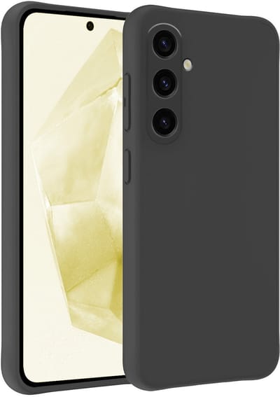 Hoesje - Geschikt voor Samsung Galaxy A36 - Sterk & Shockproof - Hoes Cover - Siliconen Case - Telefoonhoesjes - Zwart