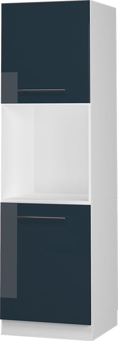 Vicco Fame-Line Ovenombouwkast – 60 cm met open kast Donkerblauw hoogglans