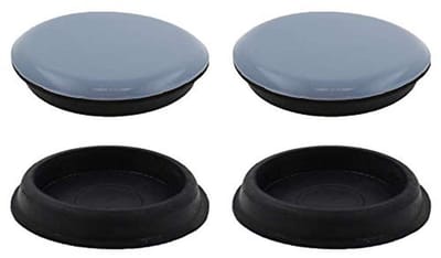Dailygoods- Glider 4x - PTFE Teflon - Meubelglijders - Castor Cups - 45mm - Geschikt voor tapijt/laminaat/hout/tegels/marmer