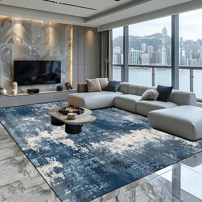 Moderne Abstracte Woonkamer Grote Vloerkleed Decoratie Huis Tapijt Zachte Flanellen Tapijten voor Slaapkamer Antislip Bankzijde Vloermatten 60*90cm gray