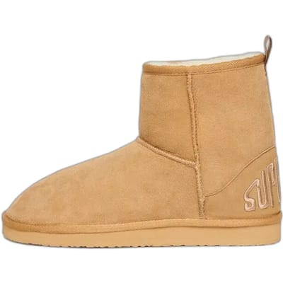 Superdry - Suede Sherpa enkellaarsjes - Dames - Laarzen