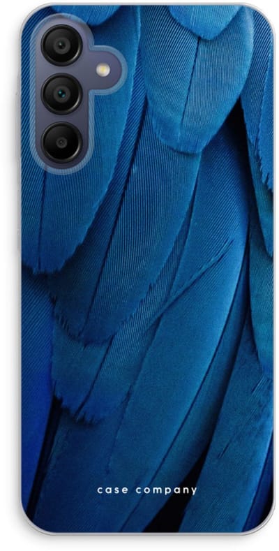 Case Company® - Hoesje geschikt voor Samsung Galaxy A15 hoesje - Pauw - Soft Cover Telefoonhoesje - Bescherming aan alle Kanten en Schermrand