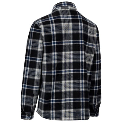 Trespass Geruit Microfleece Overhemd Heren Checkley (Zwart)