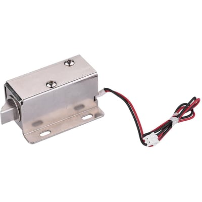 Solenoid Elektromagnetisch Elektrisch Slot Toegangscontrole voor Deur Kast Lade gray