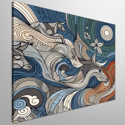 Kunstprint | Wanddecoratie | Canvas | 100 × 100 cm