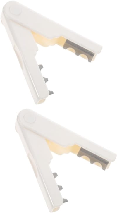 Gereedschapsblad - Doornverwijderaar - Bloemen Schikken - Veilige Grip - 2 Stuks - Wit