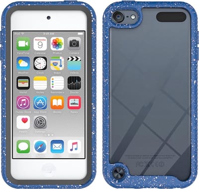 Armor-Case Bescherm-Cover Hoes Skin Sleeve voor iPod Touch Blauw - Roze