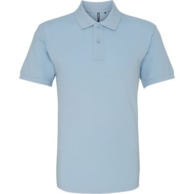 Asquith & Fox Heren Poloshirt met korte mouwen (Sky)