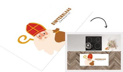 Keukenloper - Loper keuken - Sinterklaas - Quotes - Sint - Sinterklaas kapoentje - 120x50 cm - Keukenloper vinyl
